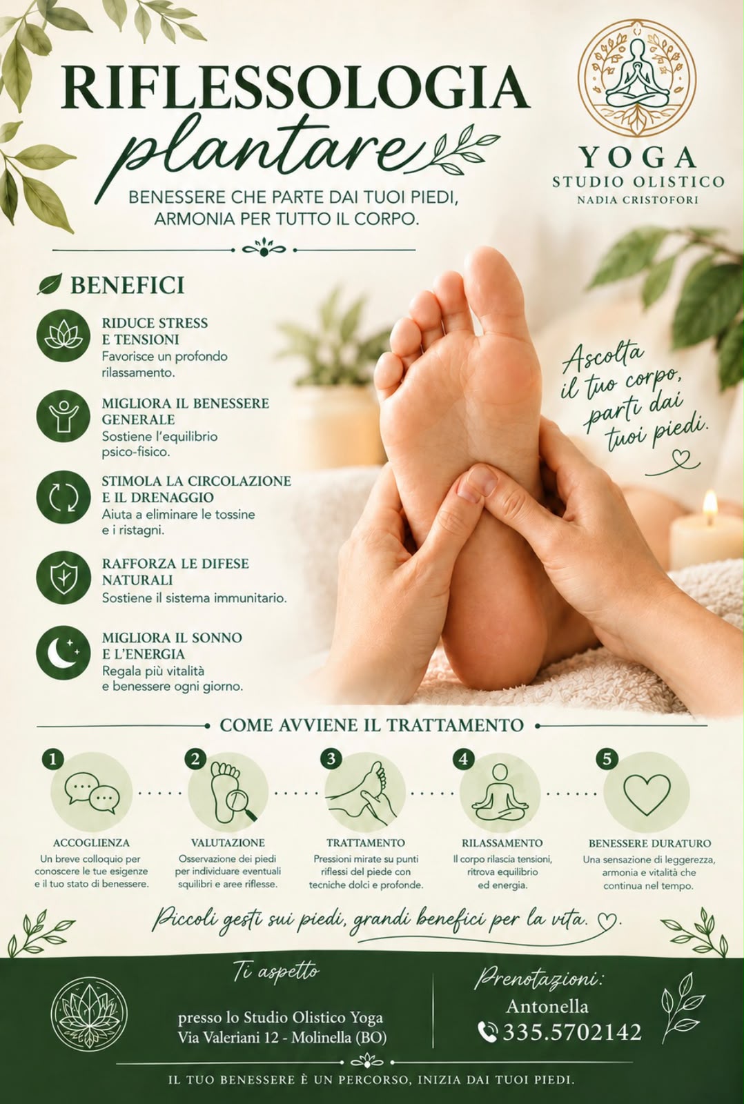 Locandina Riflessologia plantare